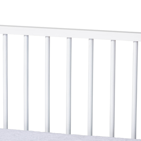 Baxton Studio Renata White Finished Wood Twin Size Spindle Daybed 158-9645